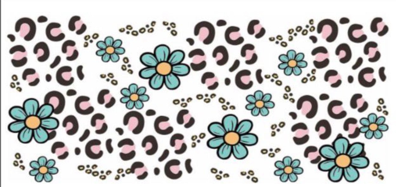 Cheetah print - flowers