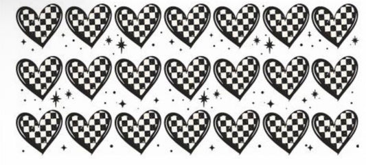 Checkered hearts