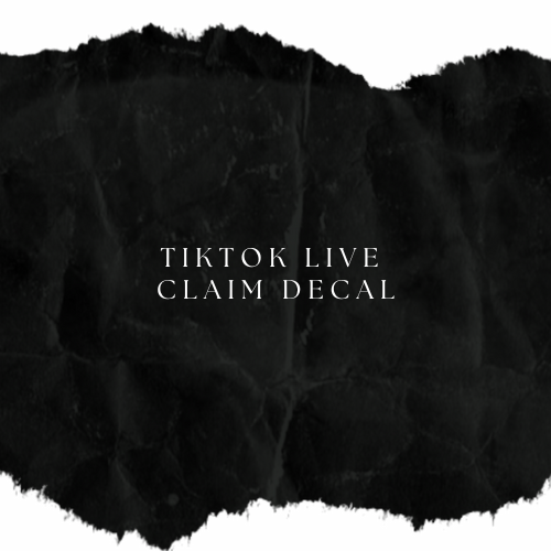 LIVE CLAIM DECAL